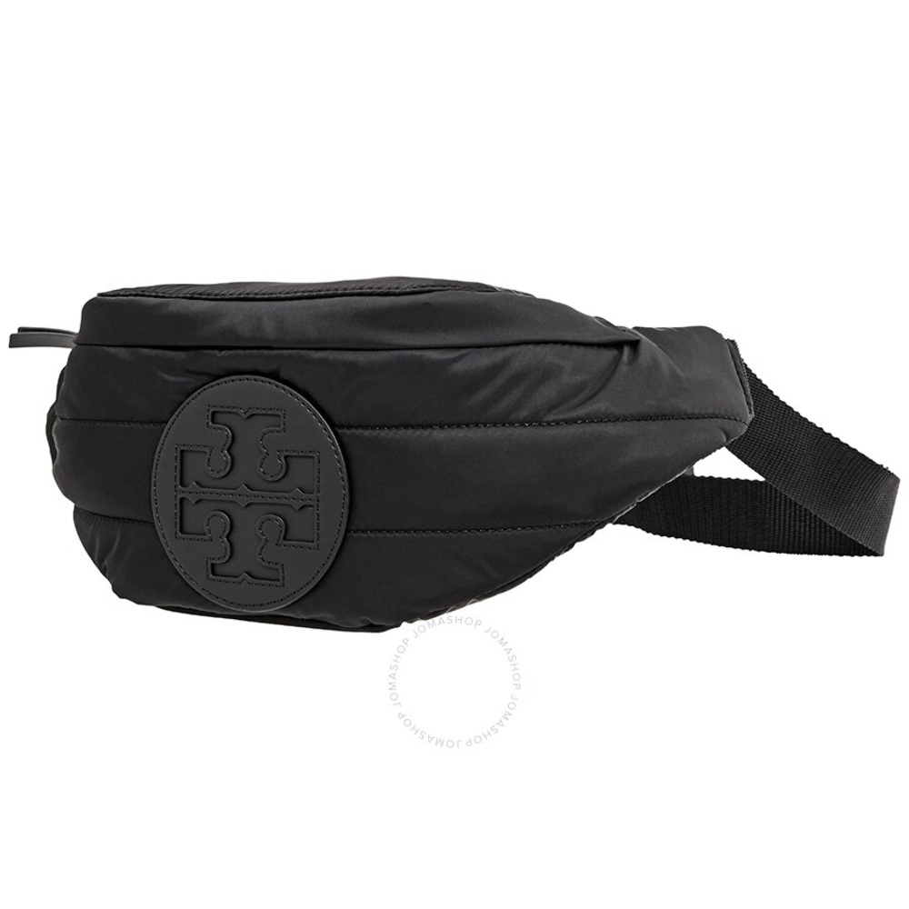 TORY BURCH ELLA NYLON BELT BAG BLACK🖤